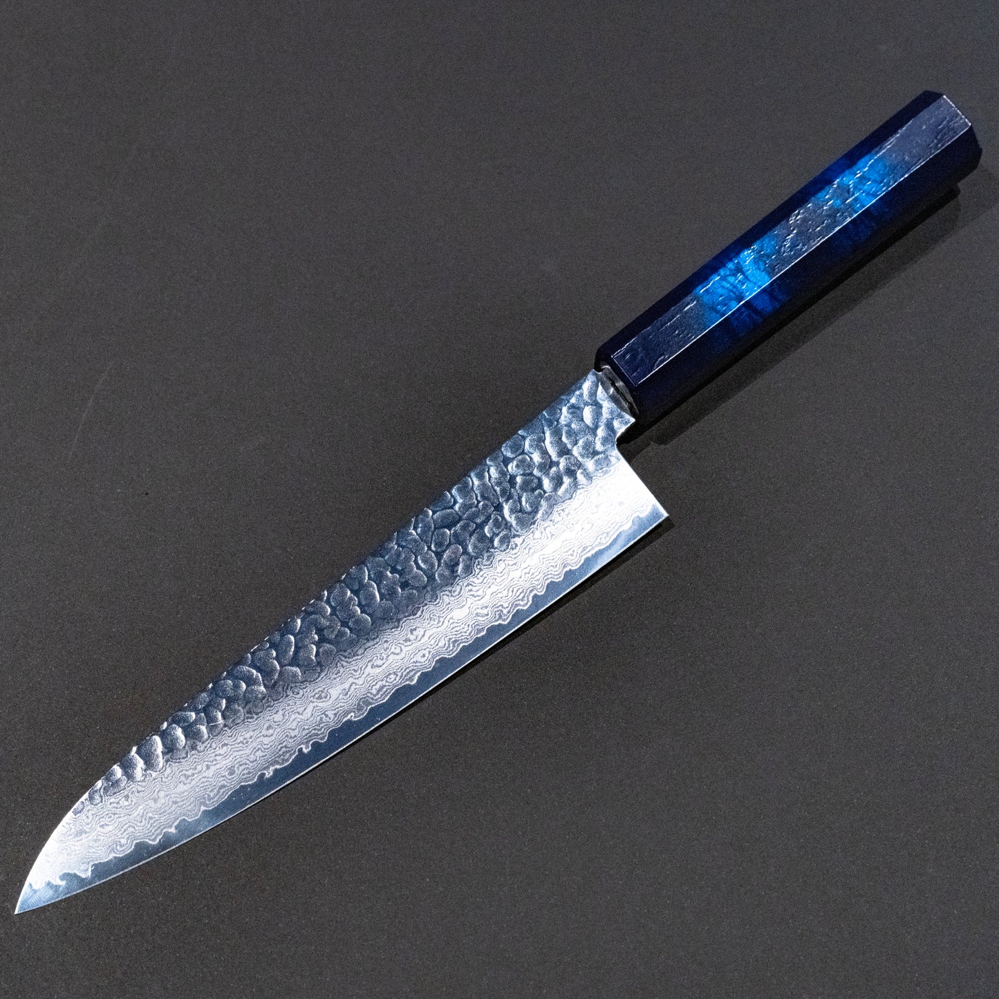 Gyuto VG-10 33 Layers Damascus SAKAI TAKAYUKI  NANAIRO Wine color Birch Handle 8.25 inch