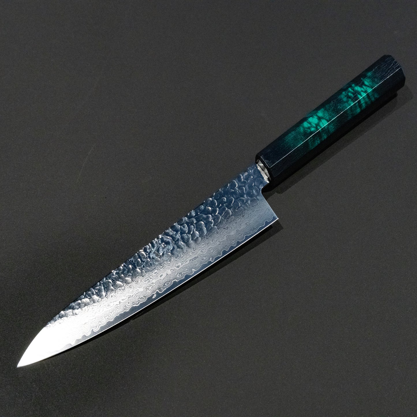 Gyuto VG-10 33 Layers Damascus SAKAI TAKAYUKI  NANAIRO Wine color Birch Handle 8.25 inch