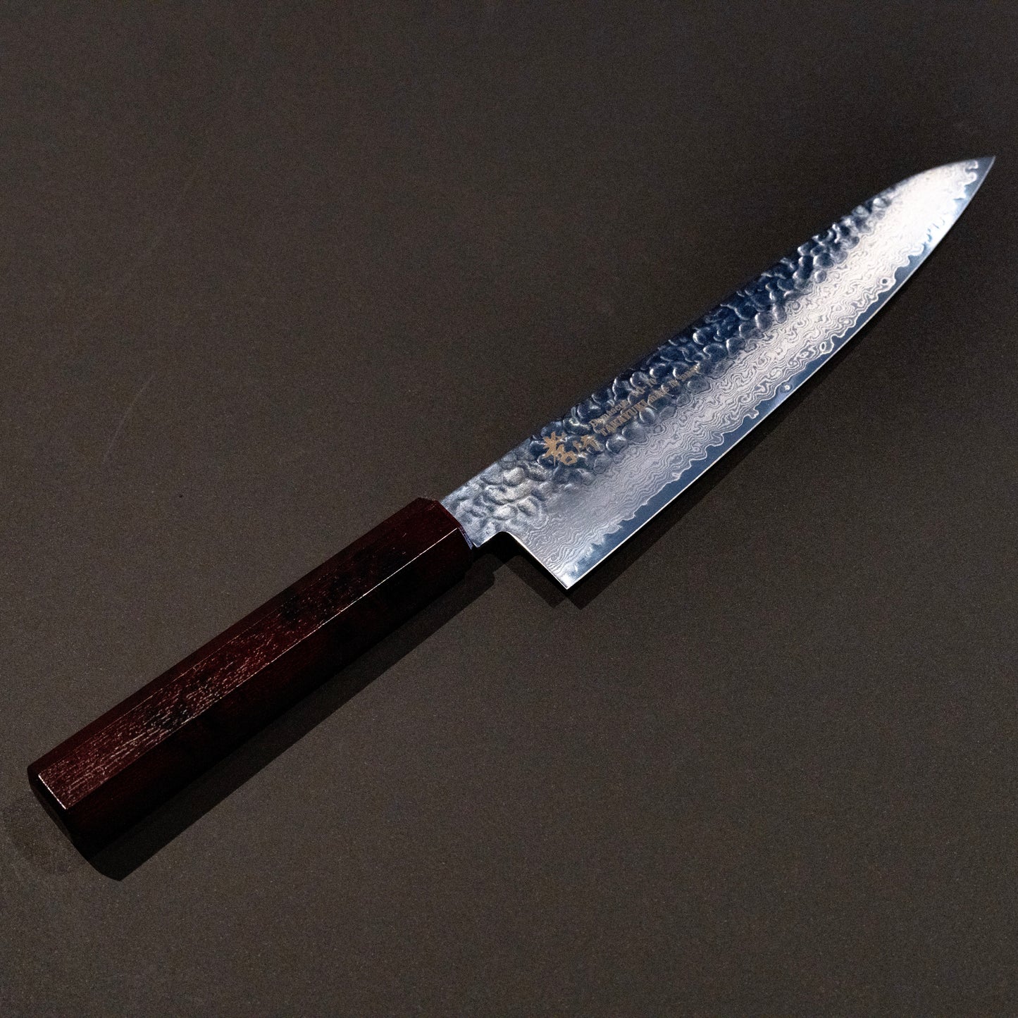 Gyuto VG-10 33 Layers Damascus SAKAI TAKAYUKI  NANAIRO Wine color Birch Handle 8.25 inch
