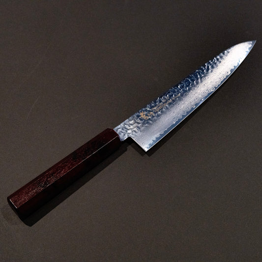 Gyuto VG-10 33 Layers Damascus SAKAI TAKAYUKI  NANAIRO Maroon Birch Handle 8.25 inch